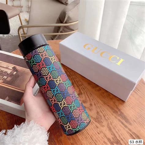 gucci mugs|Gucci water bottle with temperature.